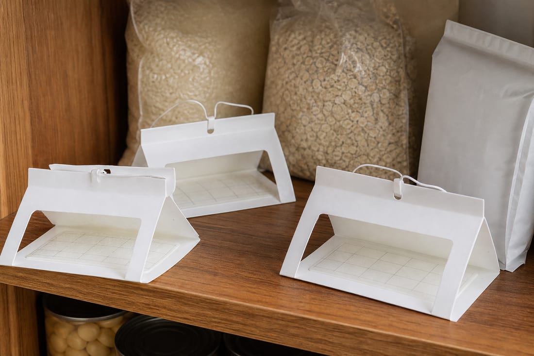 Exemple : piège de monitoring professionnel contre les mites